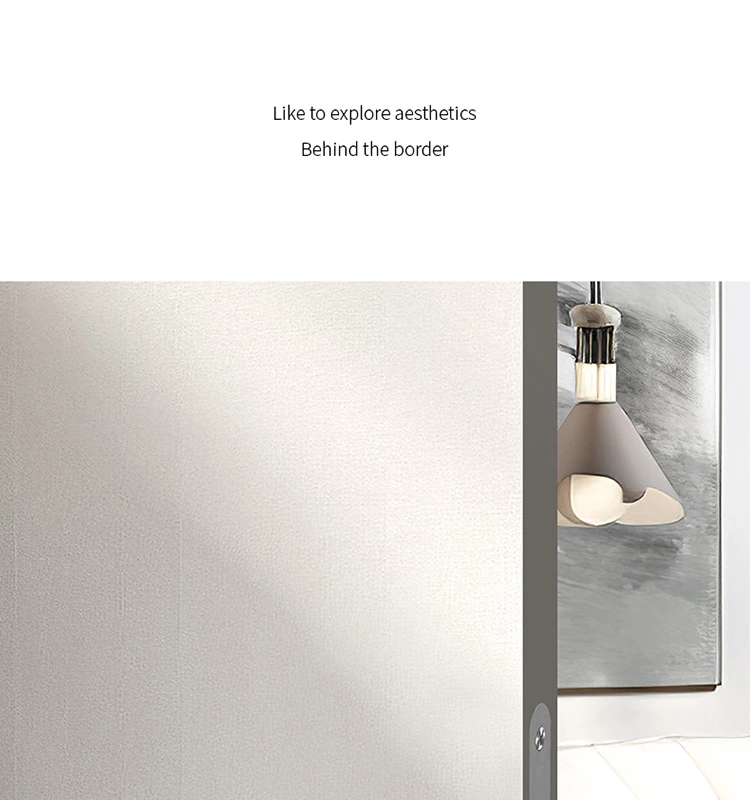 Flat Zinc Alloy Lever Door Handle for Interior Doors Modern Design Door Handle