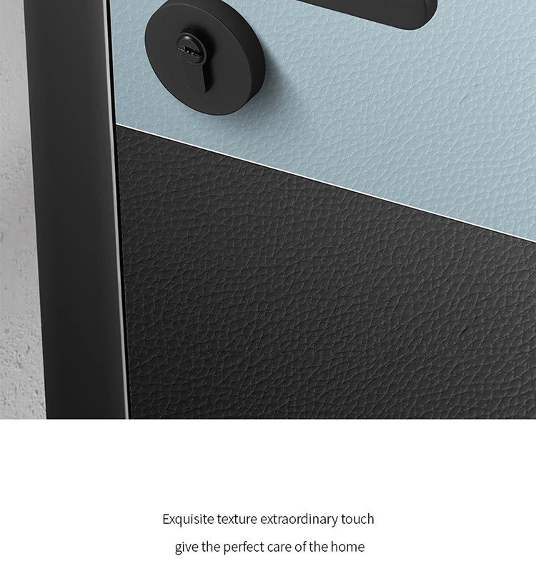 Zinc alloy black round doors locks handle