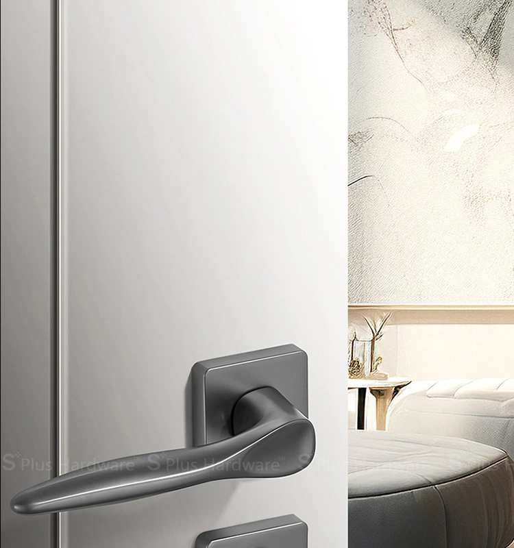 Zinc Alloy Modern Design Wooden Door Lock KGP American Style Door Handle