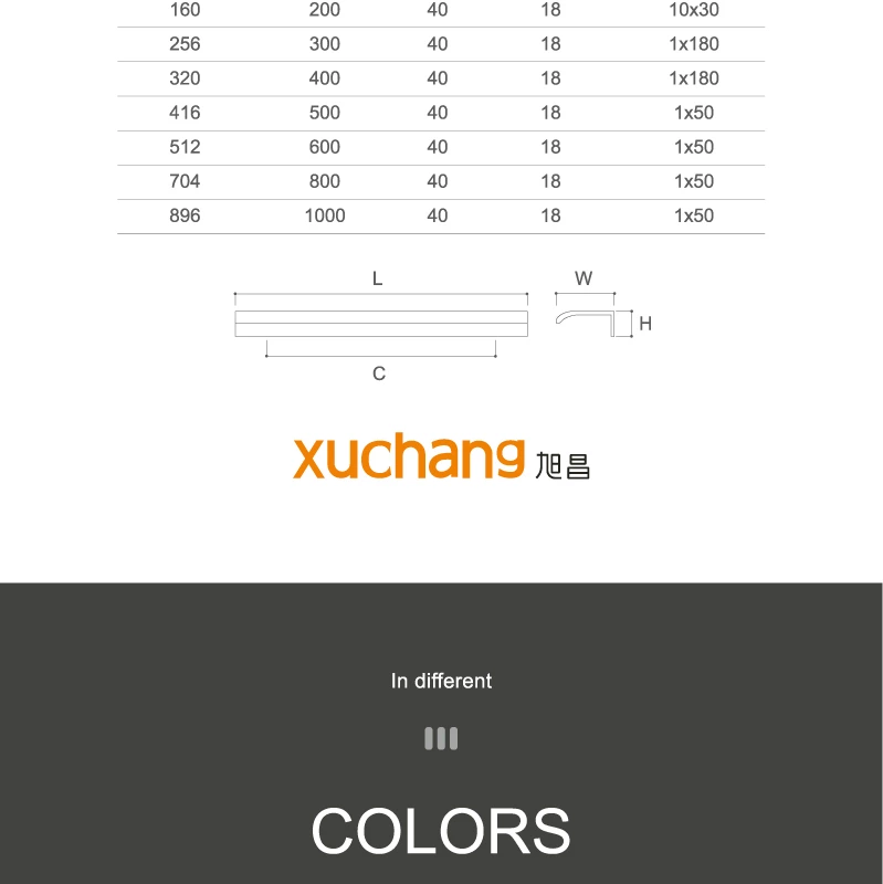 Modern Black Aluminum Furniture Pull Handles for Dresser Bedroom Office Kitchen Bathroom Hotel Living Room