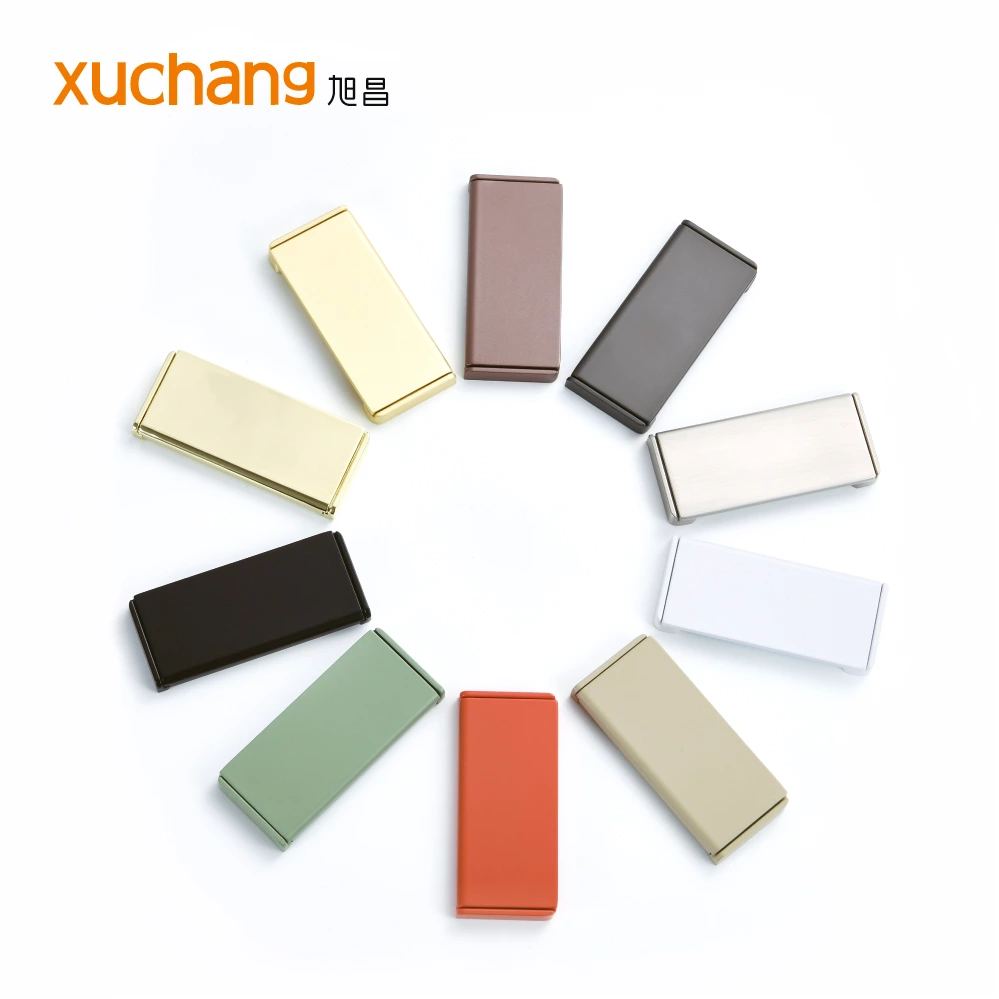 Modern Square Zinc Alloy Colorful Drawer Pull For Bedroom Hotel Furniture For Cabinets Knob