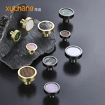 Multi-color Aluminum Alloy Cabinet Knobs With Decorative Inserts
