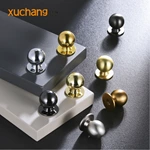 Modern Minimalist Round Zinc Alloy Knob Small Drawer Pull For Wardrobe Bedroom Cabinets For Dressers In Hotels And Apartments