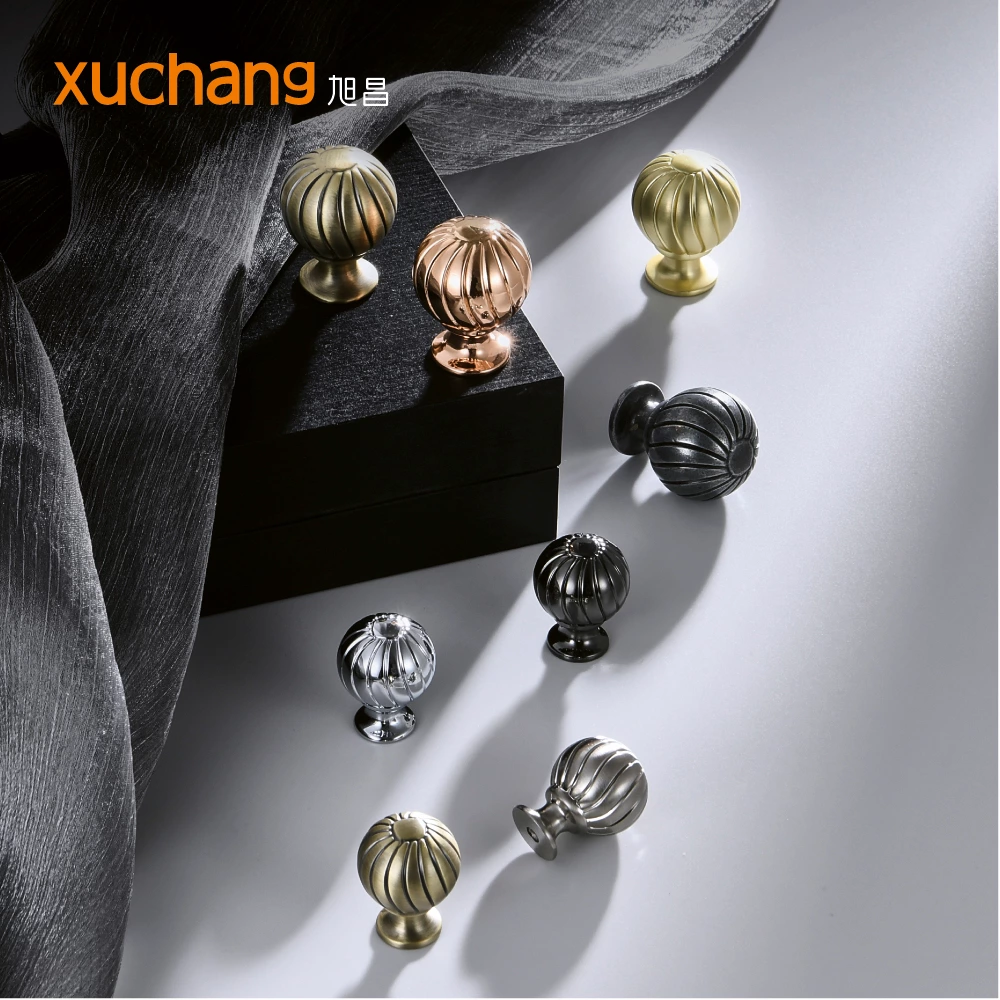 New Design Single Hole Elliptical Zinc Alloy Colorful Handle For Cabinets Drawer Knob