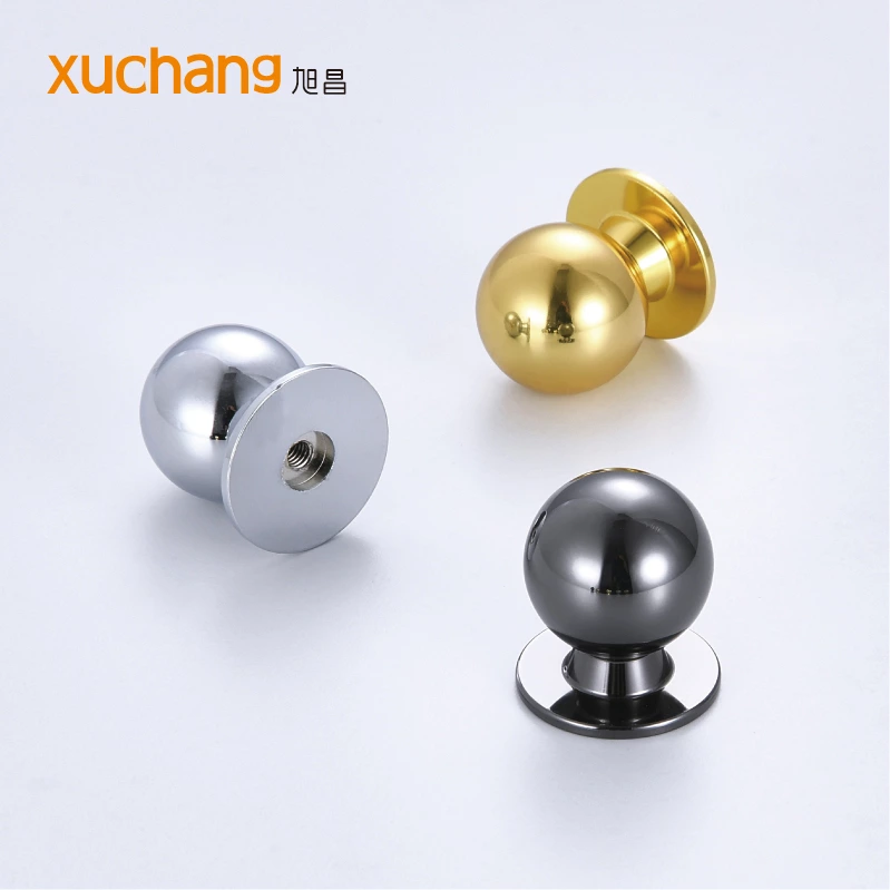 Modern Minimalist Round Zinc Alloy Knob Small Drawer Pull For Wardrobe Bedroom Cabinets For Dressers In Hotels And Apartments