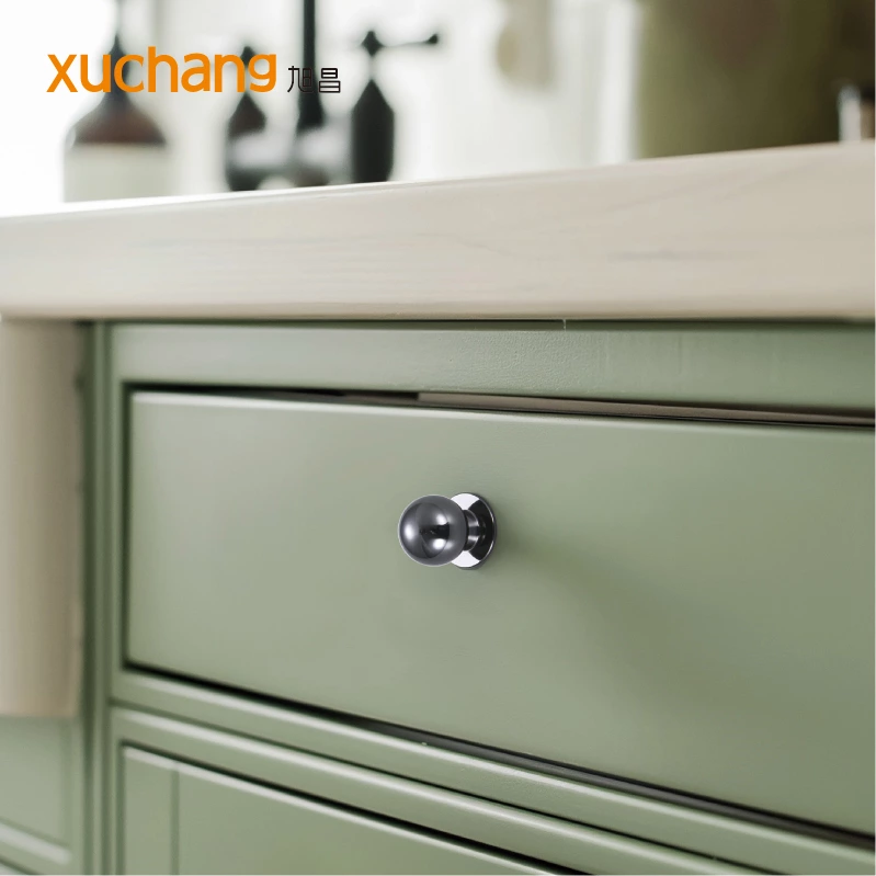 Modern Minimalist Round Zinc Alloy Knob Small Drawer Pull For Wardrobe Bedroom Cabinets For Dressers In Hotels And Apartments