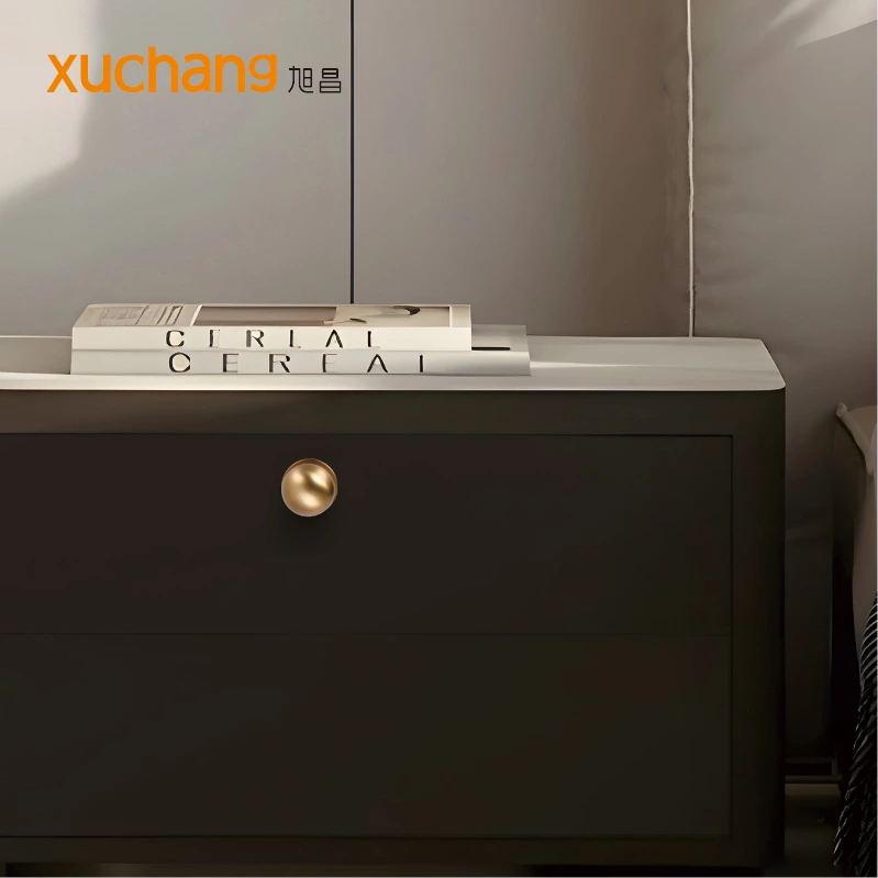 Modern Minimalist Round Zinc Alloy Knob Small Drawer Pull For Wardrobe Bedroom Cabinets For Dressers In Hotels And Apartments