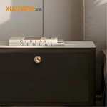 Modern Minimalist Round Zinc Alloy Knob Small Drawer Pull For Wardrobe Bedroom Cabinets For Dressers In Hotels And Apartments