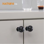 New Design Single Hole Elliptical Zinc Alloy Colorful Handle For Cabinets Drawer Knob