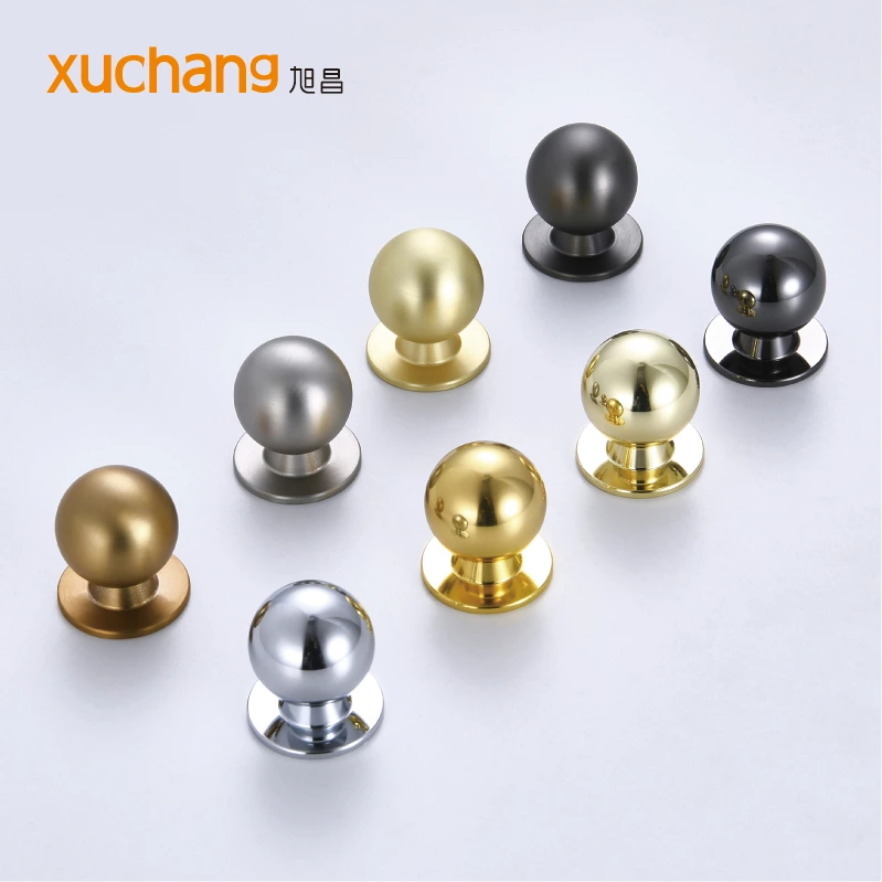 Modern Minimalist Round Zinc Alloy Knob Small Drawer Pull For Wardrobe Bedroom Cabinets For Dressers In Hotels And Apartments