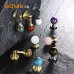 Modern Color Options Knobs For Wardrobe Furniture Zinc Alloy Raw Stone Kitchen Cabinet Furniture Handles & Knobs
