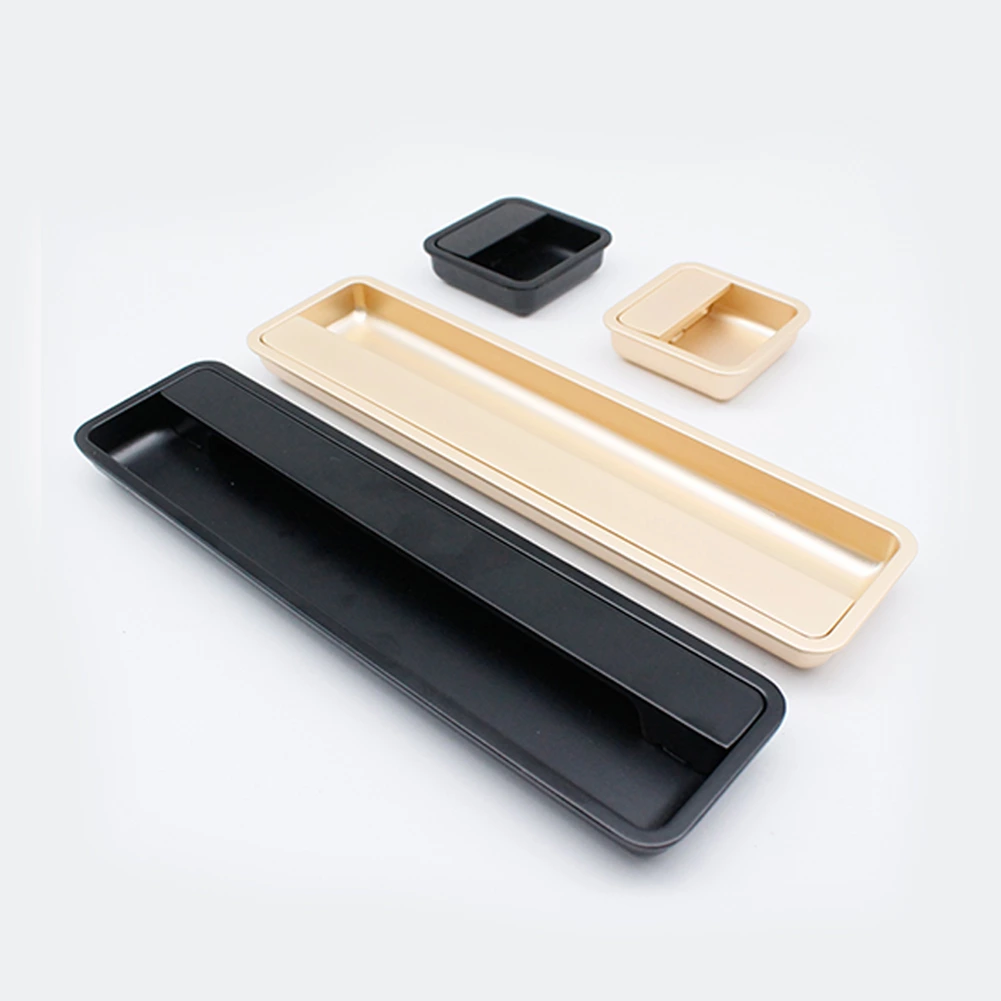 High Quality Factory Flush Pull MBK  Zinc Modern Dresser Drawer Push-pull Cabinet Handle