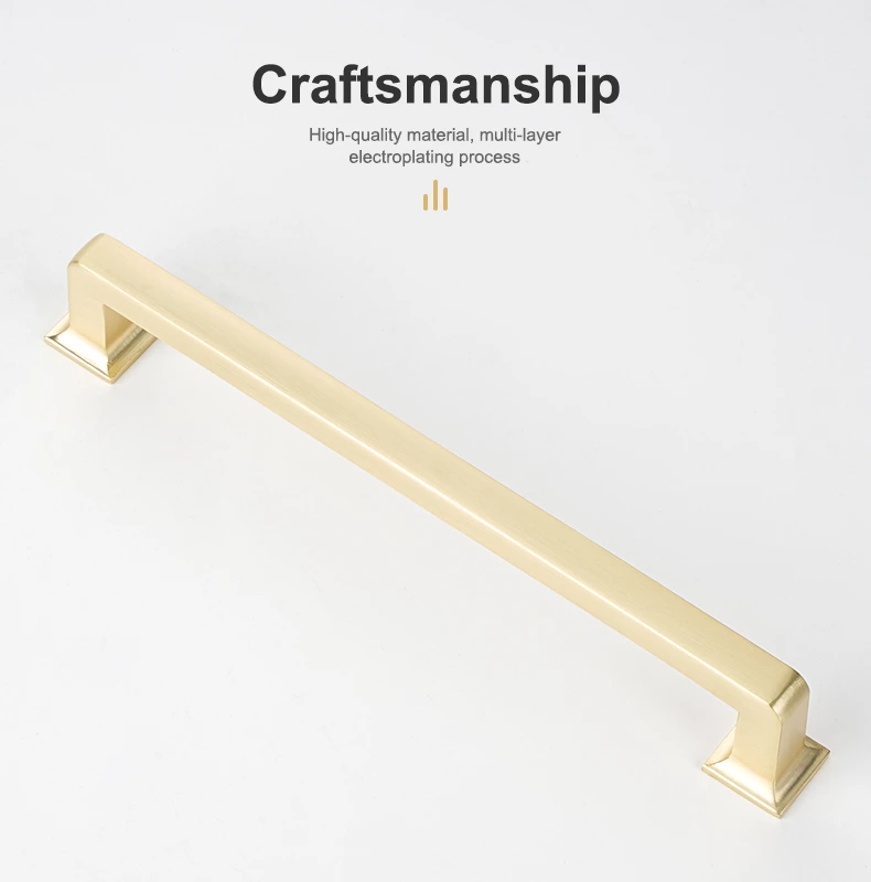 Zinc Alloy Drawer Handle Pulls for Cabinets Black Furniture Hardware for Dressers Bedrooms Warehouses Living Rooms-Xuchang