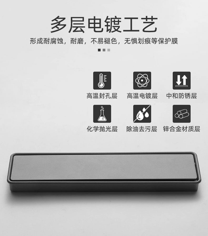 Fancy Minimalist Furniture Hardware Square Box Handle, Zinc Alloy Reversible Concealed Cabinet Door Handle