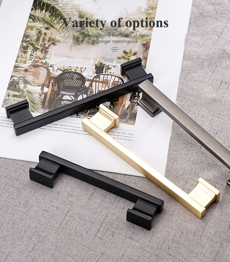 Marble Antique Knurled Brushed Nickel Modern Zinc Handle Models Door Kitchen Cabinet Handles for Cabinets Kitchen
