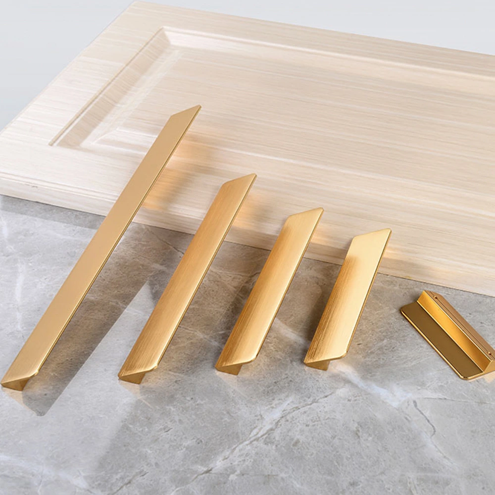 High Quality Colorful  Aluminium Modern Dresser Drawer Cabinet Push-pull Handles