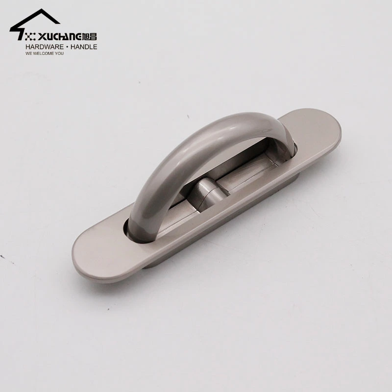 Best Selling Modern Zinc Alloy Concealed Door Handle for Bedroom Kitchen Cabinets Dresser Wardrobe Dining Versatile Drawer