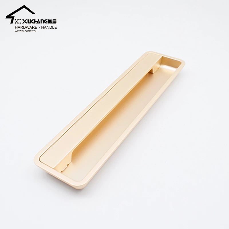High Quality Factory Flush Pull MBK  Zinc Modern Dresser Drawer Push-pull Cabinet Handle