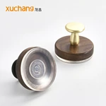 No Drill Walnut Suction Hooks - Adhesive Bathroom Kitchen Door Back Hangers for Hat Coat Organizer