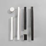 Custom Modern Luxury Invisible Zinc Furniture Cabinet Pull Handles for Bedroom Dressers Cupboard Handle