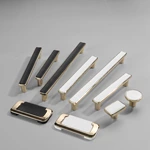 Custom Modern Luxury Invisible Zinc Furniture Cabinet Pull Handles for Bedroom Dressers Cupboard Handle