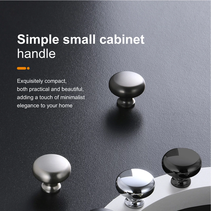 Zinc Alloy Furniture Hardware Cabinet Drawer Door Knob Modern Mushroom Kitchen Cupboard Wardrobe Knobs Pull Handle