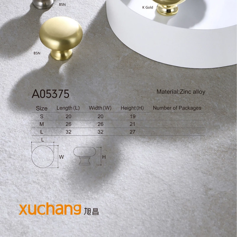 Zinc Alloy Furniture Hardware Cabinet Drawer Door Knob Modern Mushroom Kitchen Cupboard Wardrobe Knobs Pull Handle