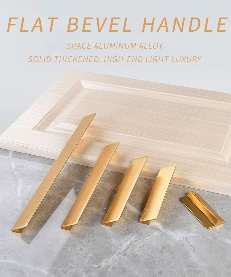 High Quality Colorful Aluminium Modern Dresser Drawer Cabinet Push-pull Handles