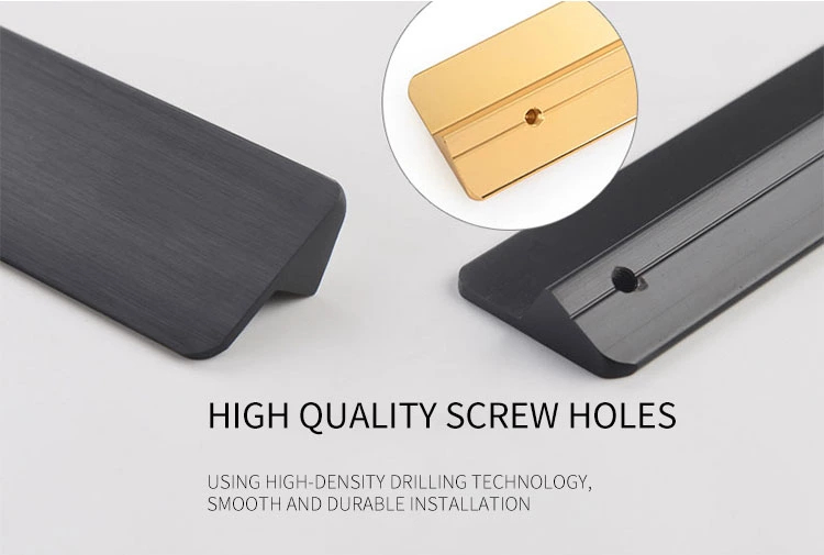 High Quality Colorful Aluminium Modern Dresser Drawer Cabinet Push-pull Handles