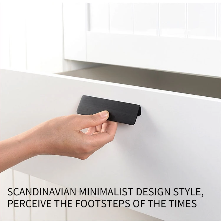 High Quality Colorful Aluminium Modern Dresser Drawer Cabinet Push-pull Handles