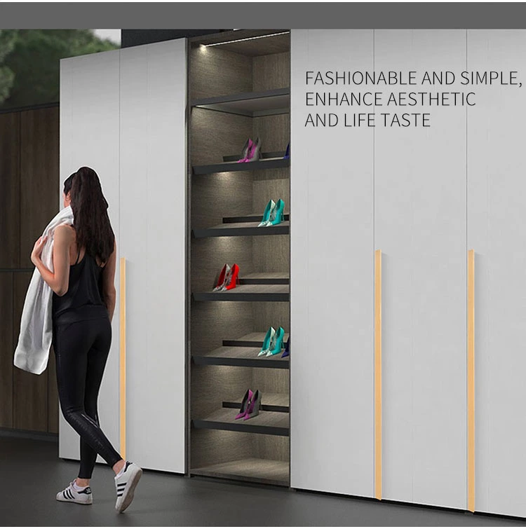 High Quality Colorful Aluminium Modern Dresser Drawer Cabinet Push-pull Handles