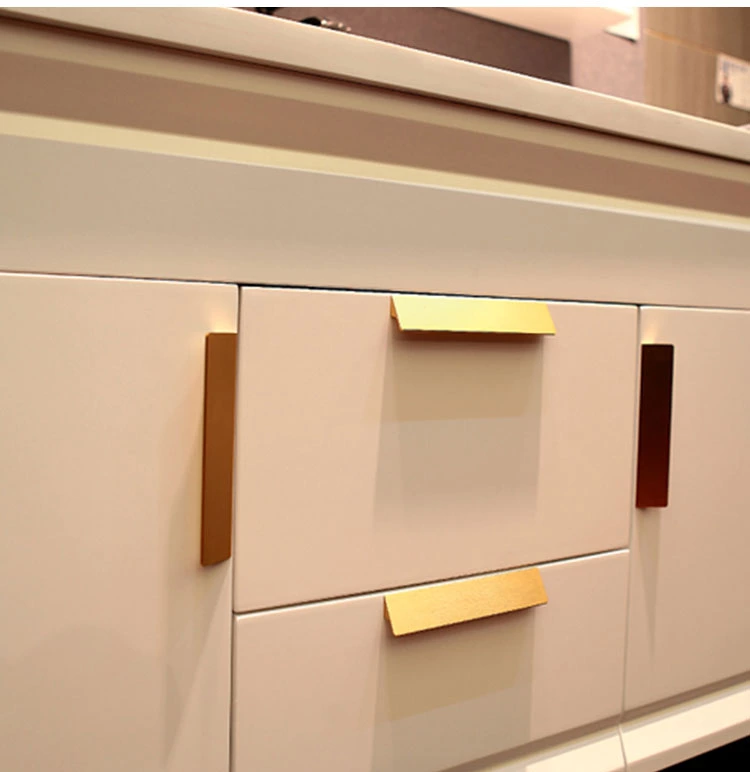 High Quality Colorful Aluminium Modern Dresser Drawer Cabinet Push-pull Handles