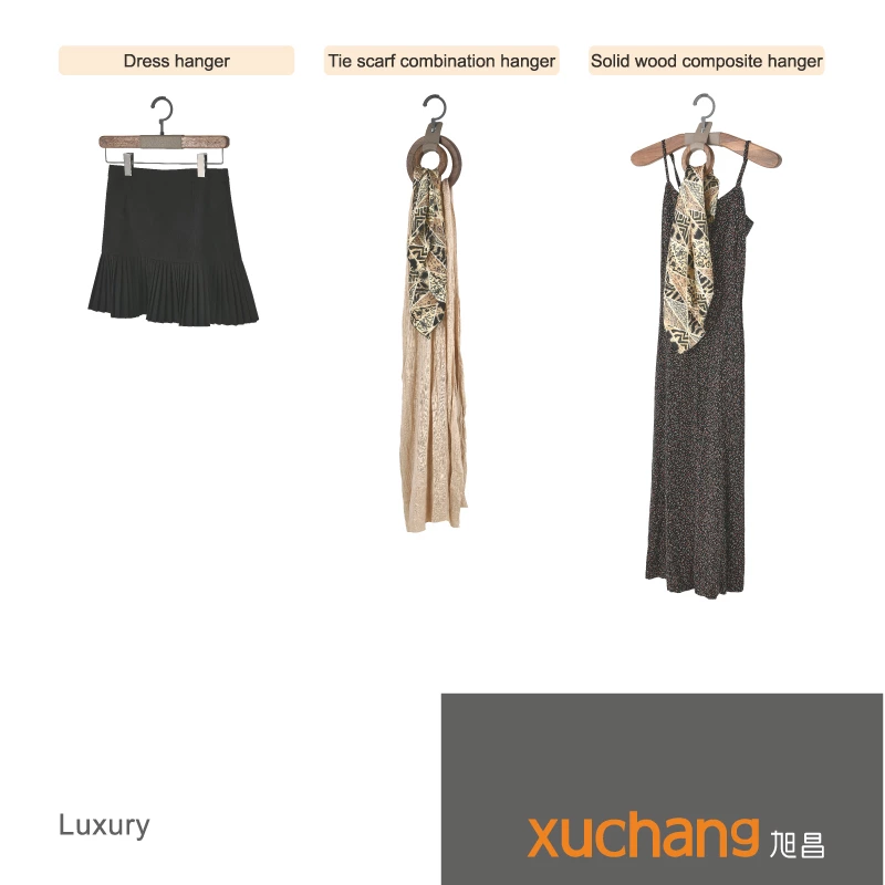 Supplier Wholesale Walnut Wooden Hanger Suit Hangers for Clothes Custom Solid Wood Hangers for Clothing