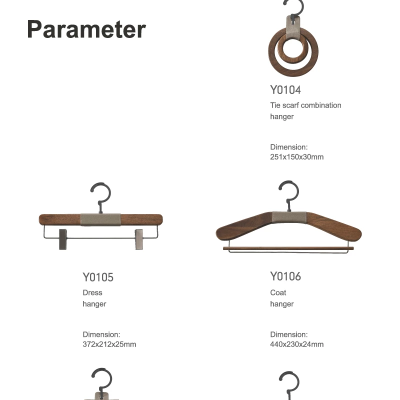 Supplier Wholesale Walnut Wooden Hanger Suit Hangers for Clothes Custom Solid Wood Hangers for Clothing