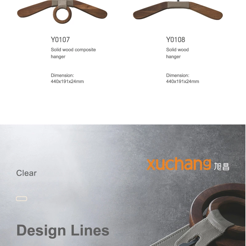Supplier Wholesale Walnut Wooden Hanger Suit Hangers for Clothes Custom Solid Wood Hangers for Clothing