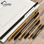 Long Aluminum Alloy Cabinet Handle Simple Design Pull Drawer for Kitchen Bedroom Dresser Hotel Living Room Wardrobe & Cabinets