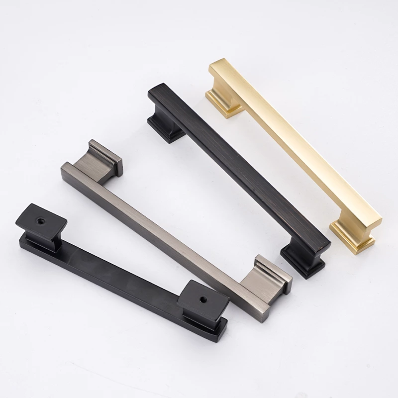 Marble Antique Knurled Brushed Nickel Modern Zinc Handle Models Door Kitchen Cabinet Handles for Cabinets Kitchen
