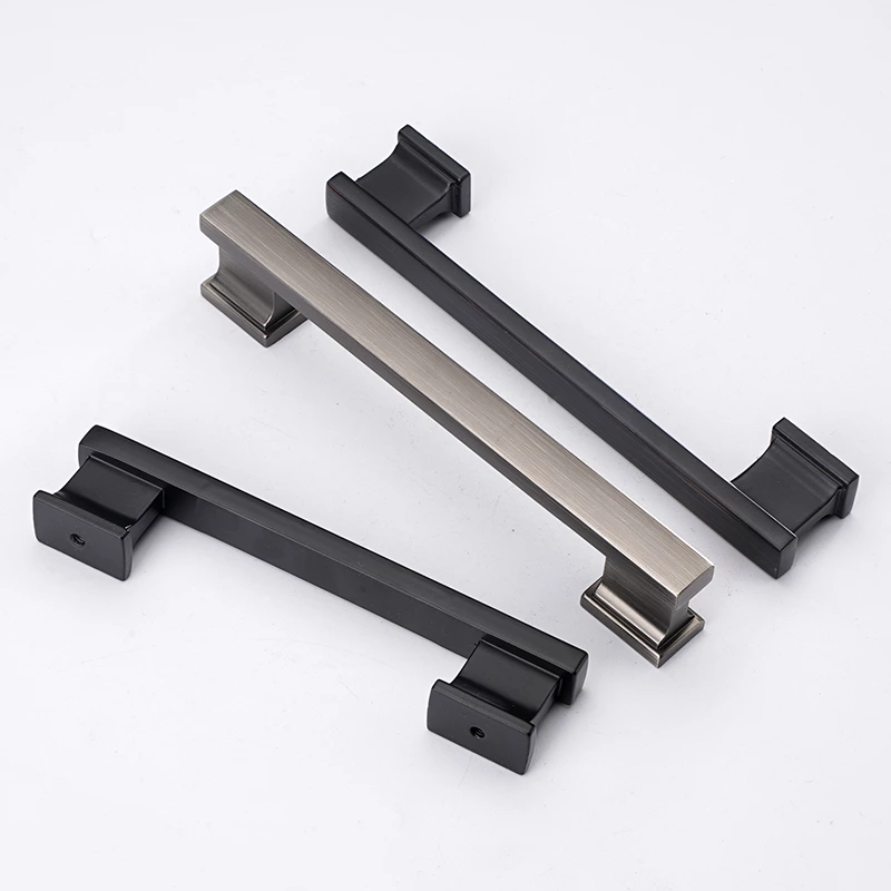 Marble Antique Knurled Brushed Nickel Modern Zinc Handle Models Door Kitchen Cabinet Handles for Cabinets Kitchen