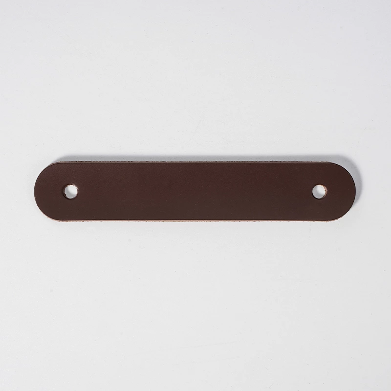 Xuchang Factory Leather Furniture Single Hole Pull Handles for Cabinets Cupboards Dresser Bedroom/Bathroom Drawer Pulls Kitchen