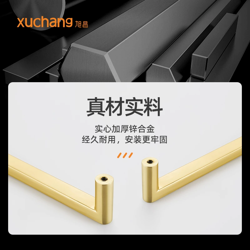 Modern 96mm Square Brass Gold Black Zinc Alloy Handles Factory Kitchen Cabinet Drawer Pulls Bedroom Living Room Dresser Wardrobe