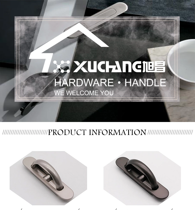 Best Selling Modern Zinc Alloy Concealed Door Handle for Bedroom Kitchen Cabinets Dresser Wardrobe Dining Versatile Drawer