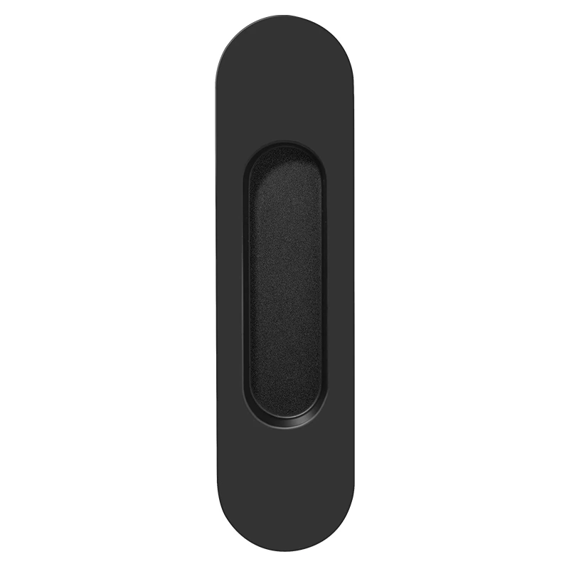 High Quality Black Zinc Alloy Invisible Hide Handle Flush Pull for Kitchen Bedroom Bathroom Outdoor Hotel Drawers Dressers