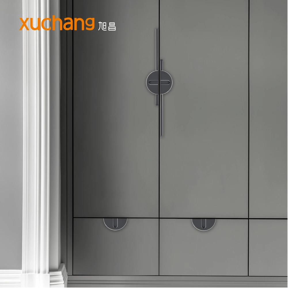 High Quality Half Aluminium Alloy Cabinet Handles Colorful Long Profile for Drawer Bedroom Living Room Aluminum Edge Pull