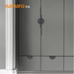 High Quality Half Aluminium Alloy Cabinet Handles Colorful Long Profile for Drawer Bedroom Living Room Aluminum Edge Pull