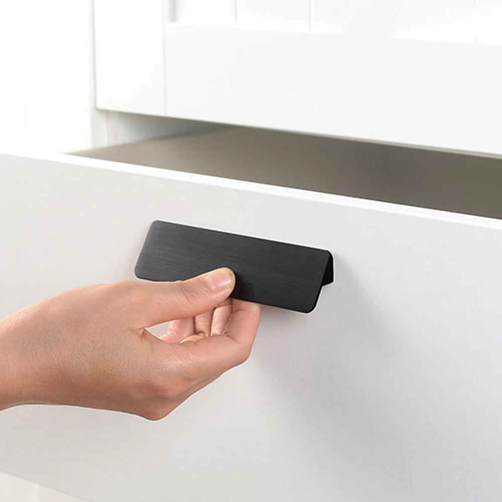 High Quality Colorful  Aluminium Modern Dresser Drawer Cabinet Push-pull Handles