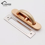 Best Selling Modern Zinc Alloy Concealed Door Handle for Bedroom Kitchen Cabinets Dresser Wardrobe Dining Versatile Drawer