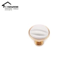 Classic Zinc Porcelain Ceramic 128mm Cabinet Handle for Kitchen Bedroom Bathroom Living Room Wardrobe & Dresser Door
