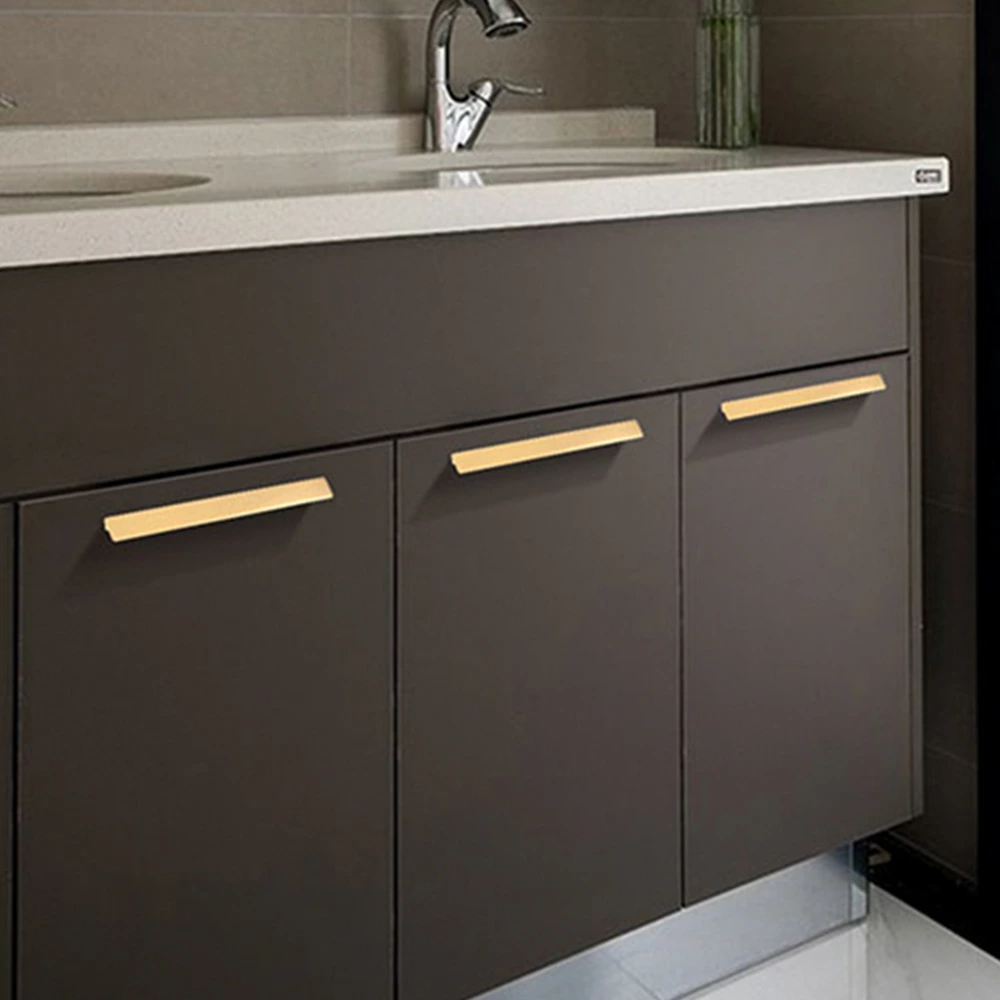 High Quality Colorful  Aluminium Modern Dresser Drawer Cabinet Push-pull Handles