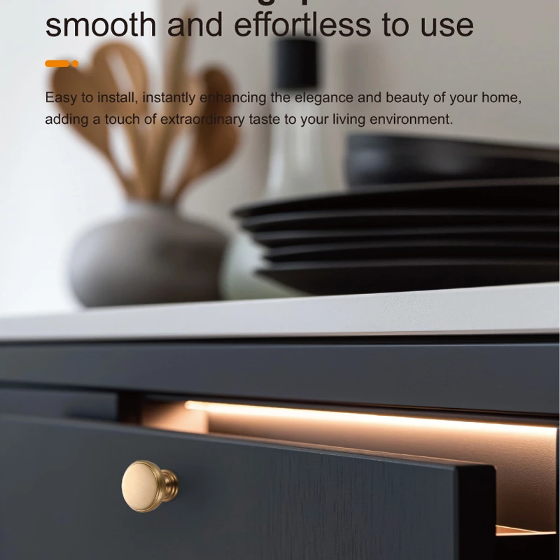 Simple Zinc Alloy Round Knob Cupboard Door Pulls Cabinet Handle Cabinet Handles and Knob