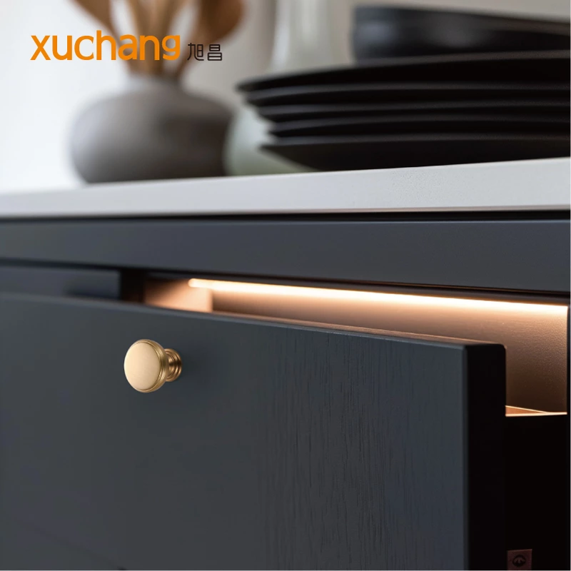 Simple Zinc Alloy  Round Knob Cupboard Door Pulls Cabinet Handle Cabinet Handles and Knob